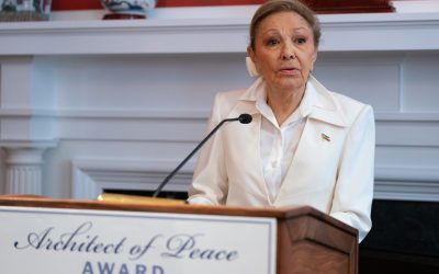 Remarks by H.I.M. Farah Pahlavi upon receiving the Architect of Peace Award