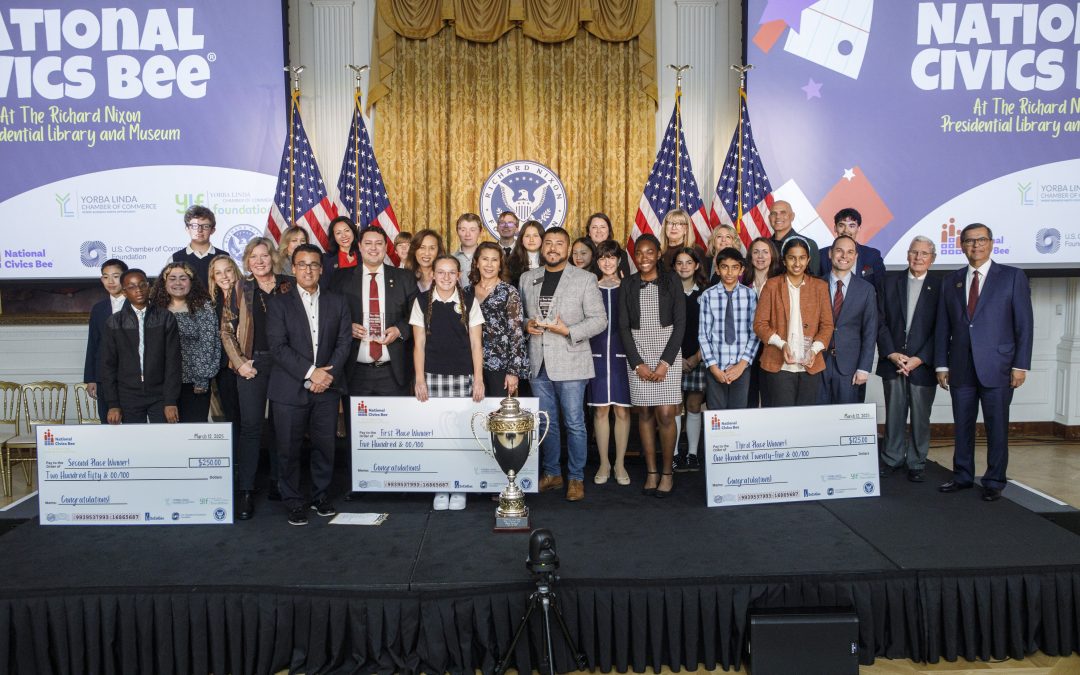 Middle School Civics Champions Compete at the First National Civics Bee® in California